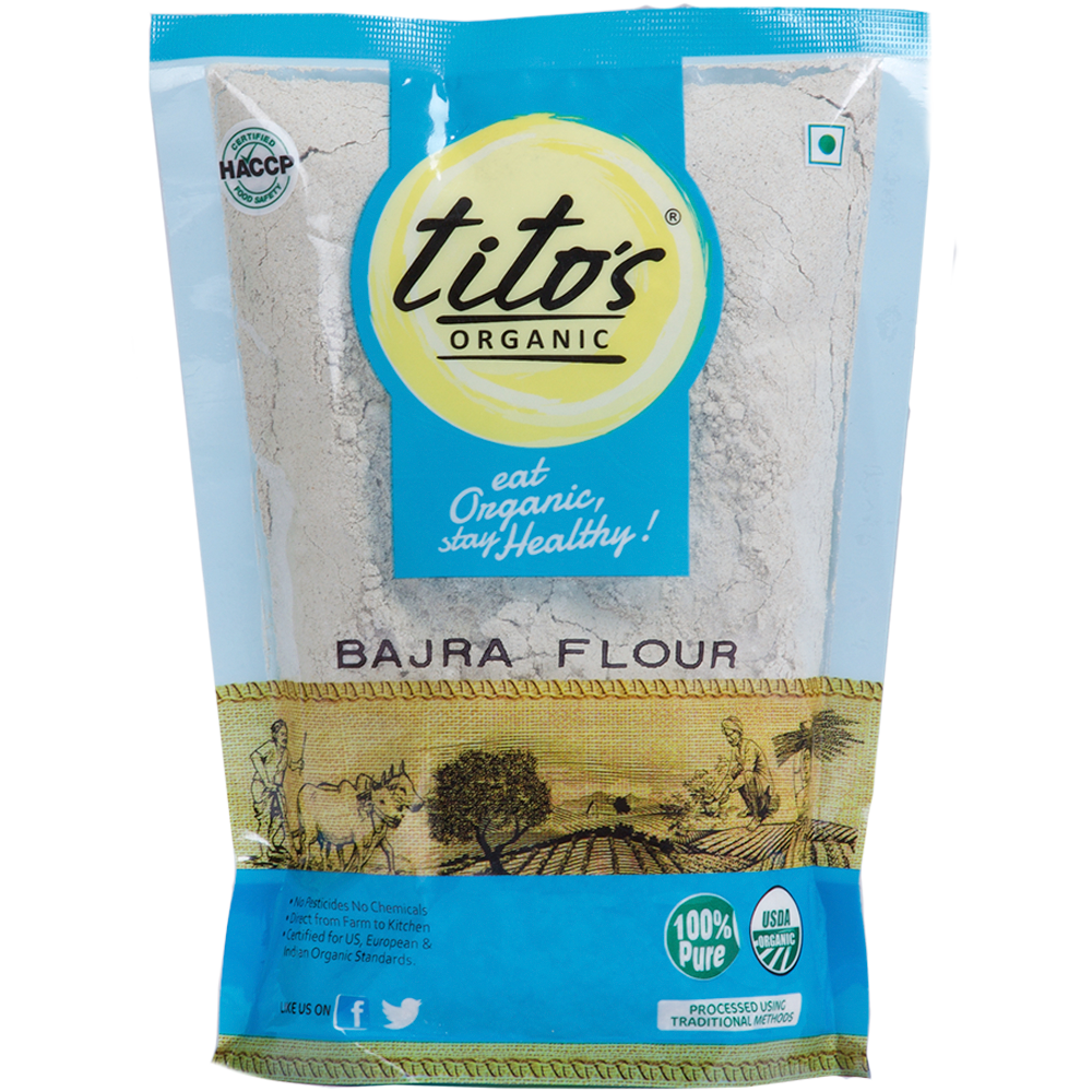 Tito's Organic Bajra Atta - 500g
