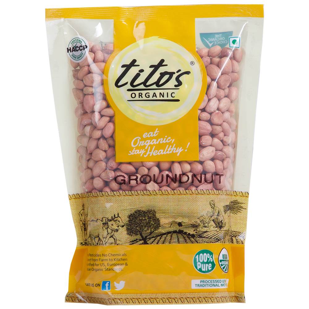 Tito's Organic Groundnuts - 500g