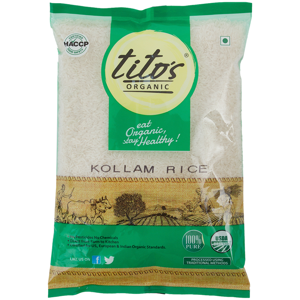 Titos Organic Kollam Rice - 1kgs