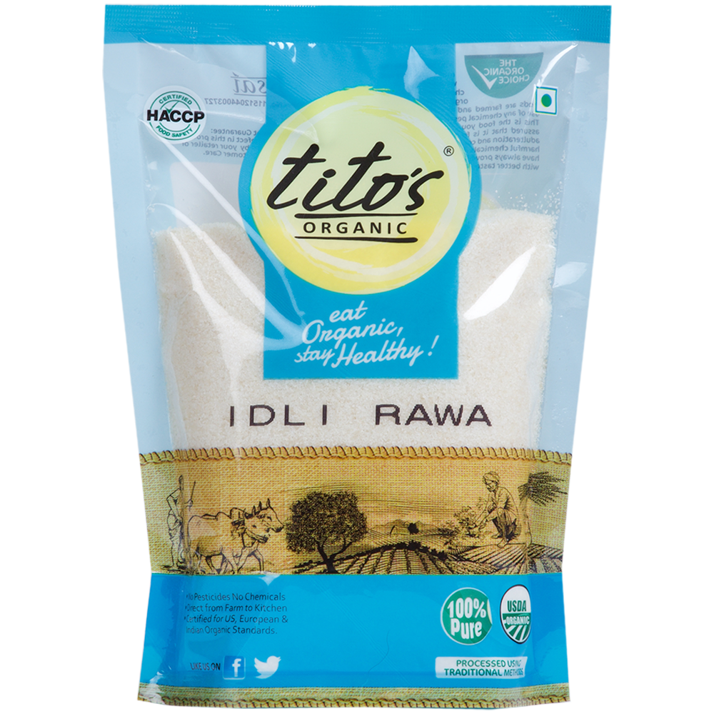 Tito's Organic Idli Rava - 500g