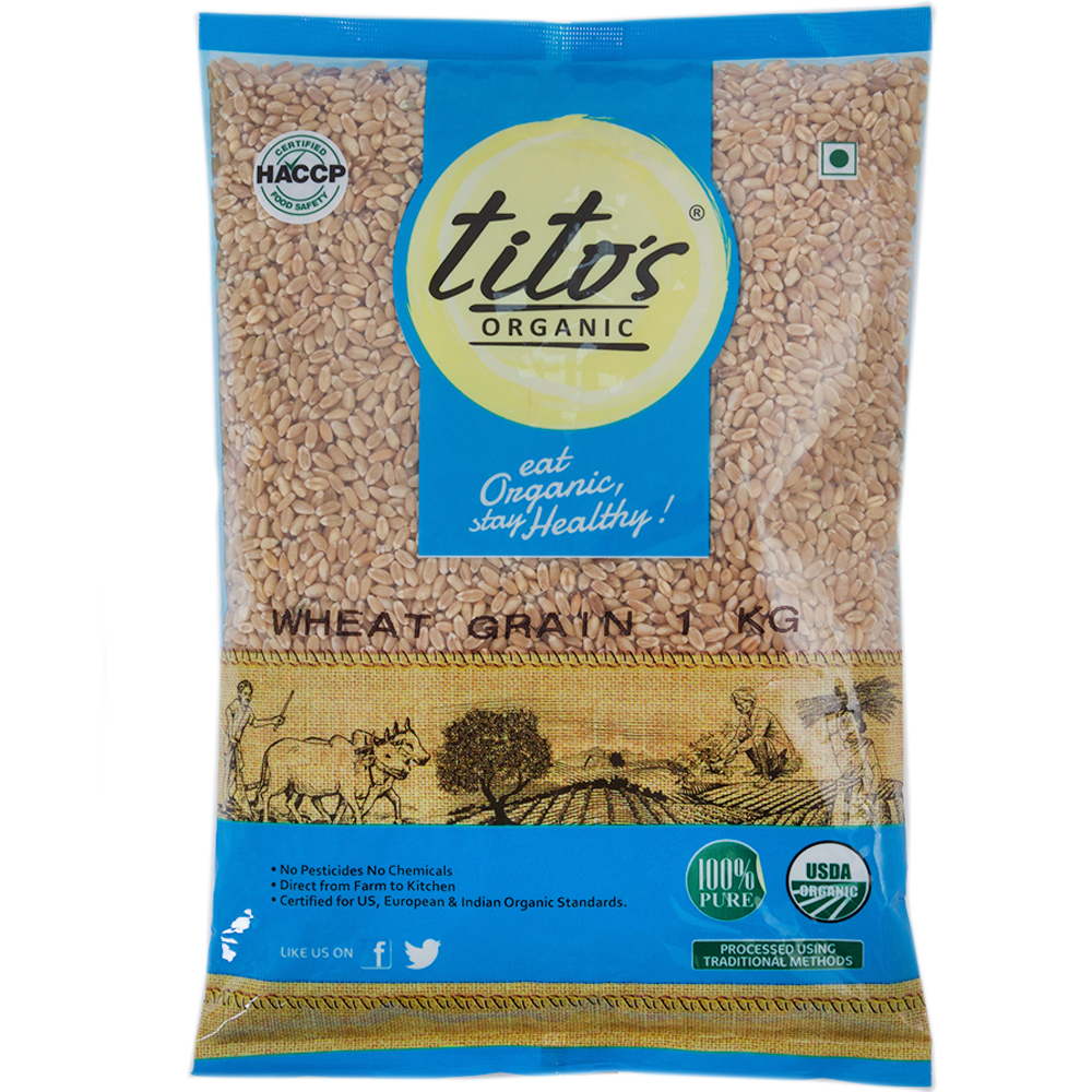 Tito's Organic Whole Wheat Grain - 1kgs