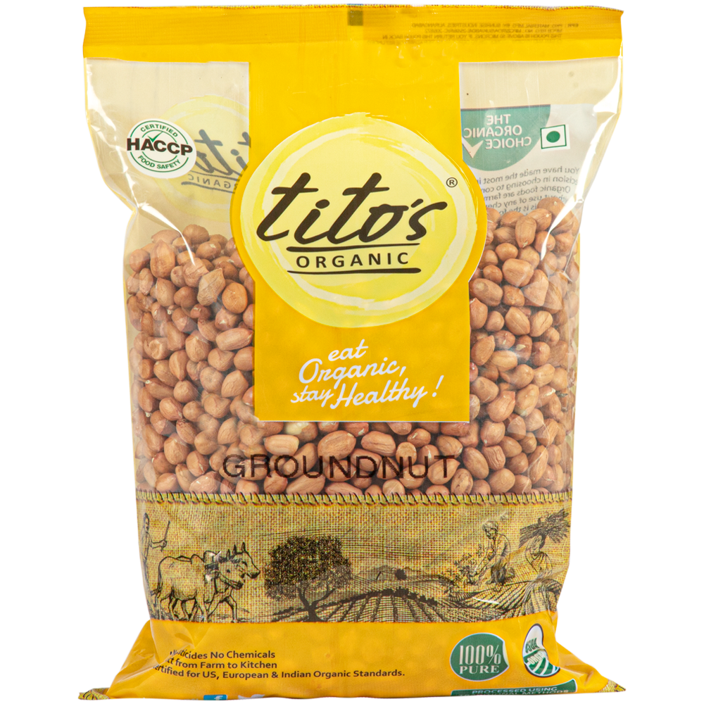 Tito's Organic Groundnuts - 1kgs