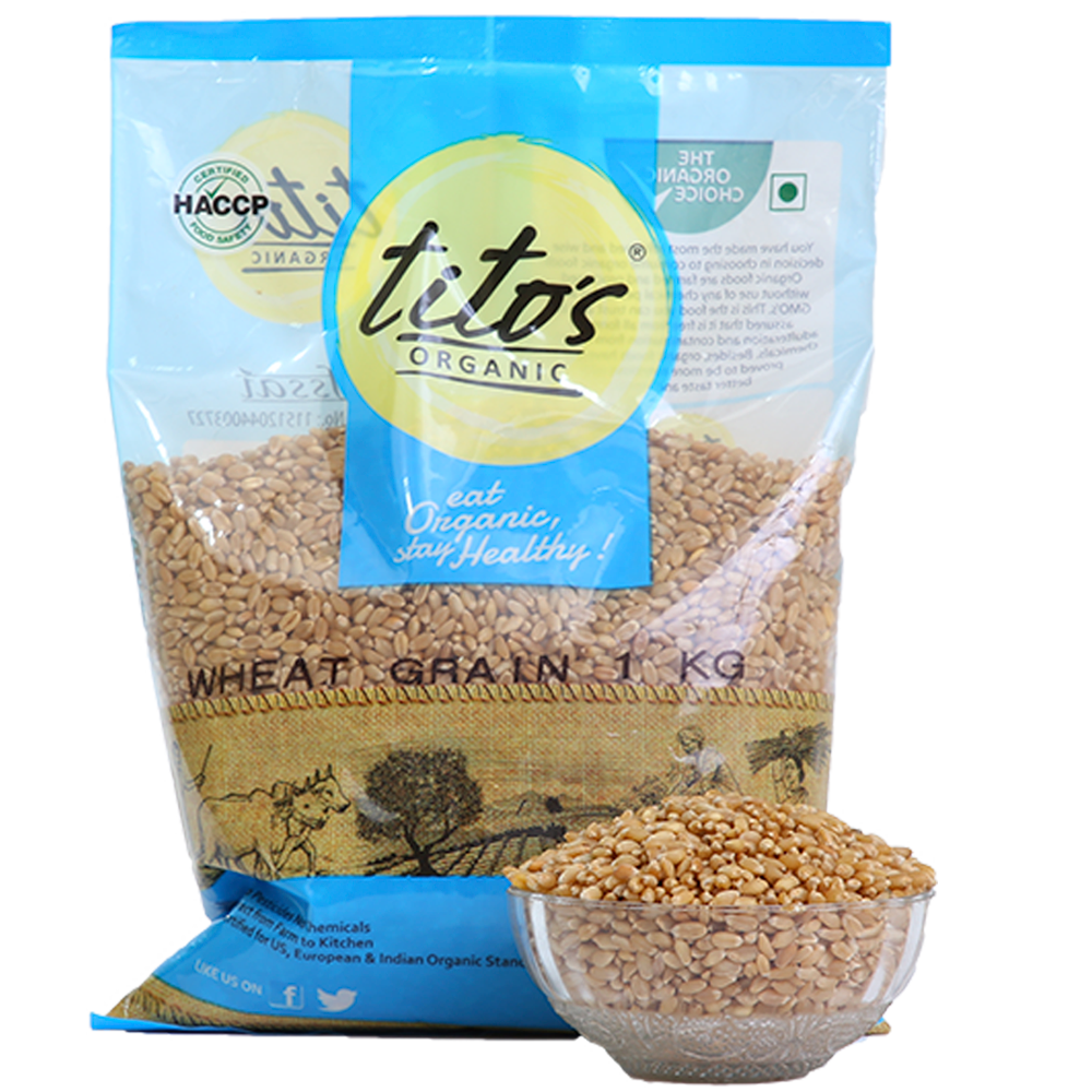 Tito's Organic Whole Wheat Grain - 1kgs