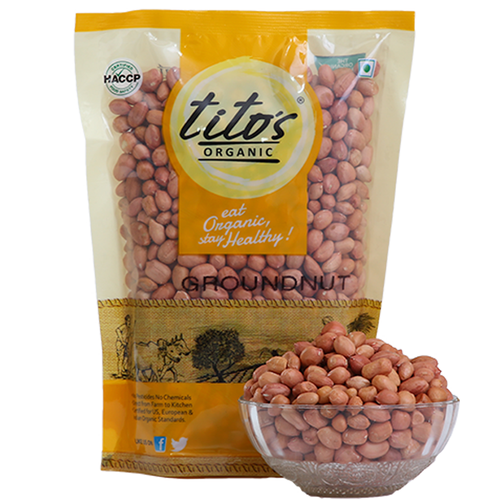 Tito's Organic Groundnuts - 500g