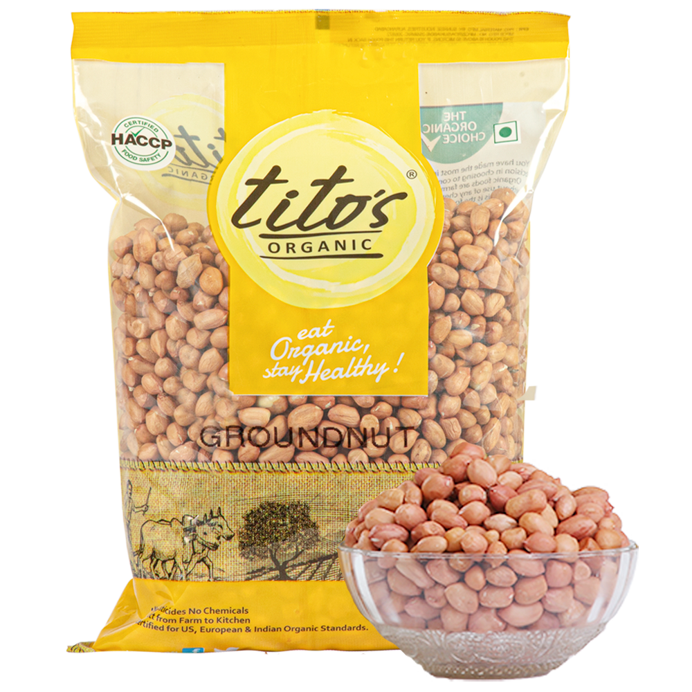 Tito's Organic Groundnuts - 1kgs
