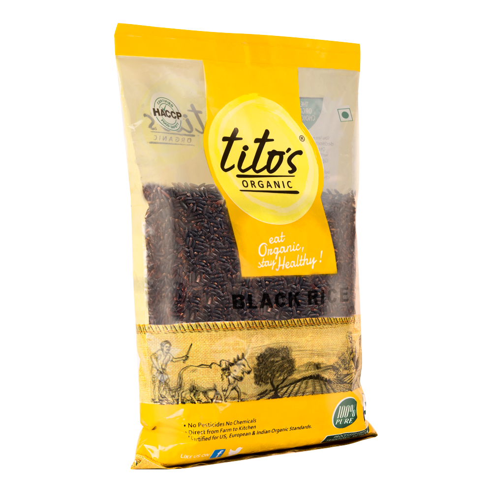 Tito's Organic Black Rice - 1kgs