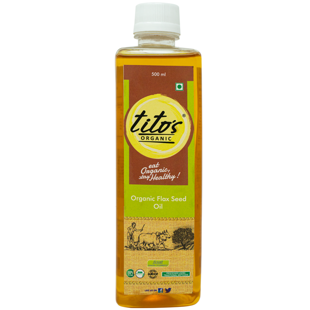 Tito's Organic Flax Seed Oil - 500 ML