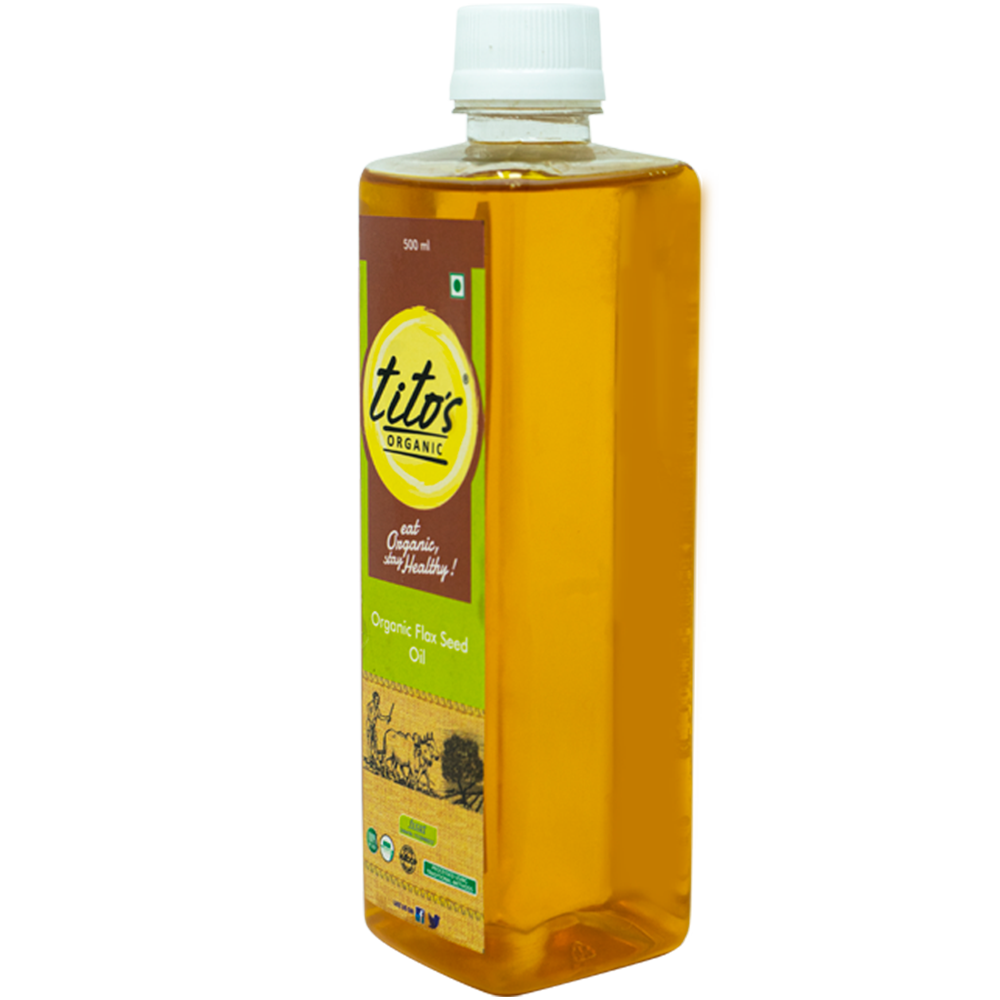 Tito's Organic Flax Seed Oil - 500 ML