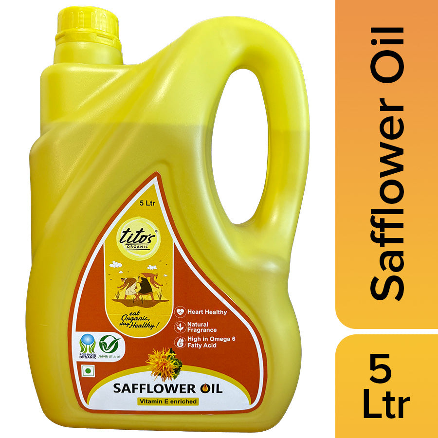 Tito's Organic Safflower Oil - 5 Ltr