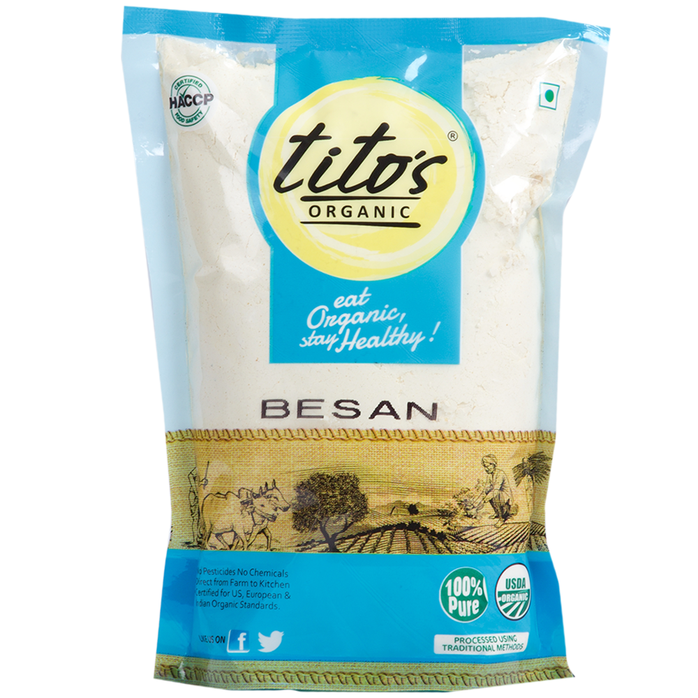 Tito's Organic Besan Atta -  500g