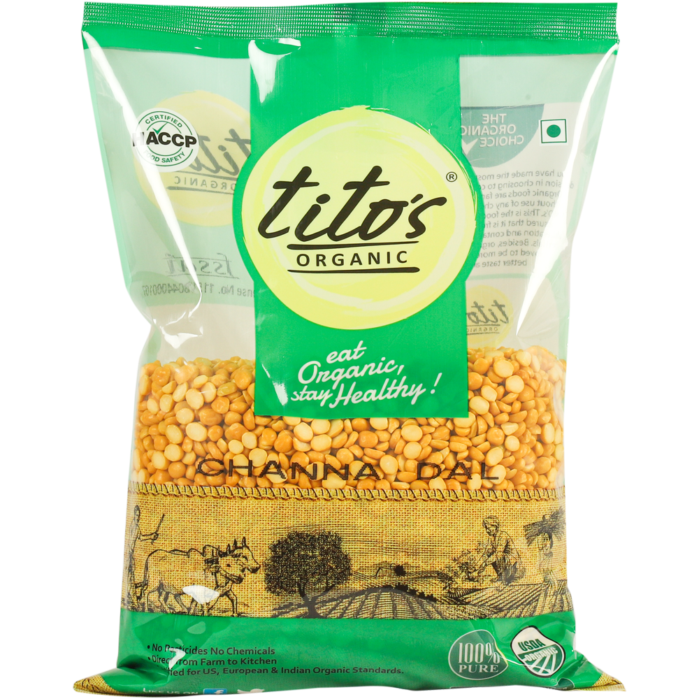 Tito's Organic Chana Dal - 1kgs