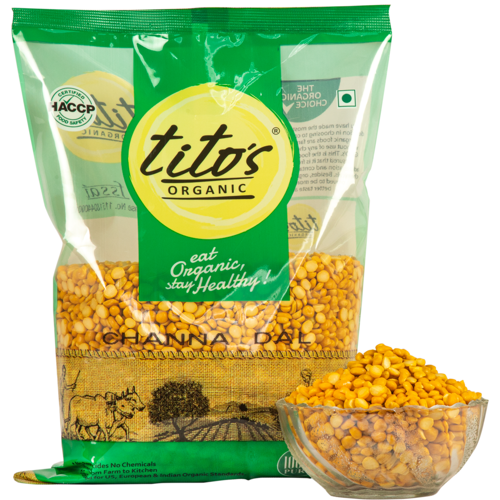 Tito's Organic Chana Dal - 1kgs