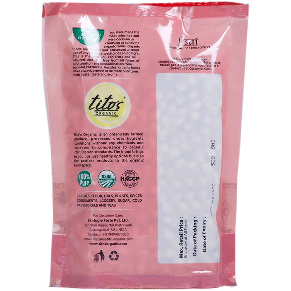 Tito's Organic Kabuli Chana - 500g