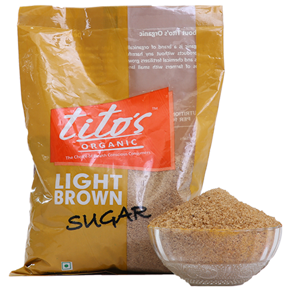 Tito's Organic Light Brown Sugar - 500g