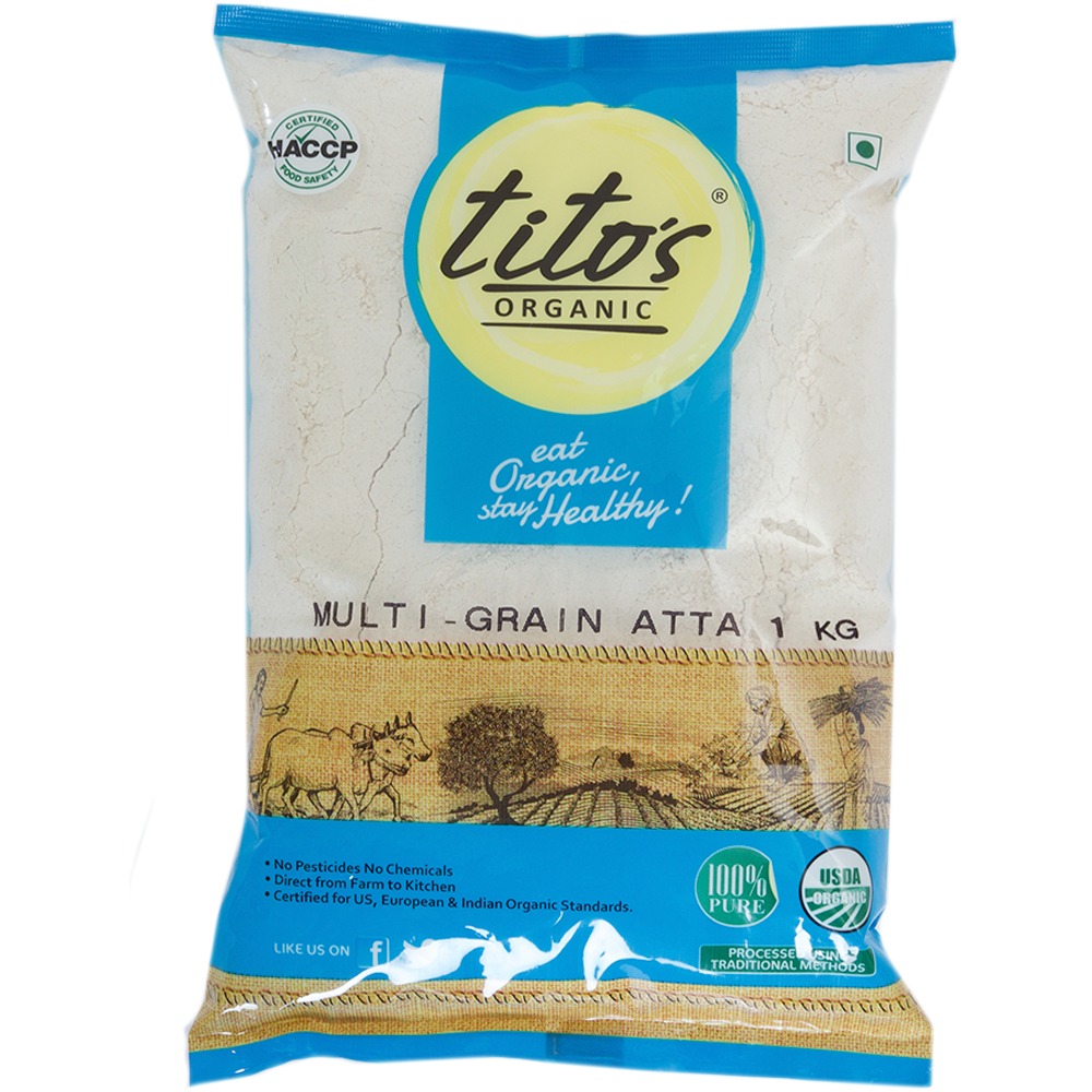 Tito's Organic Multigrain Atta - 1kgs