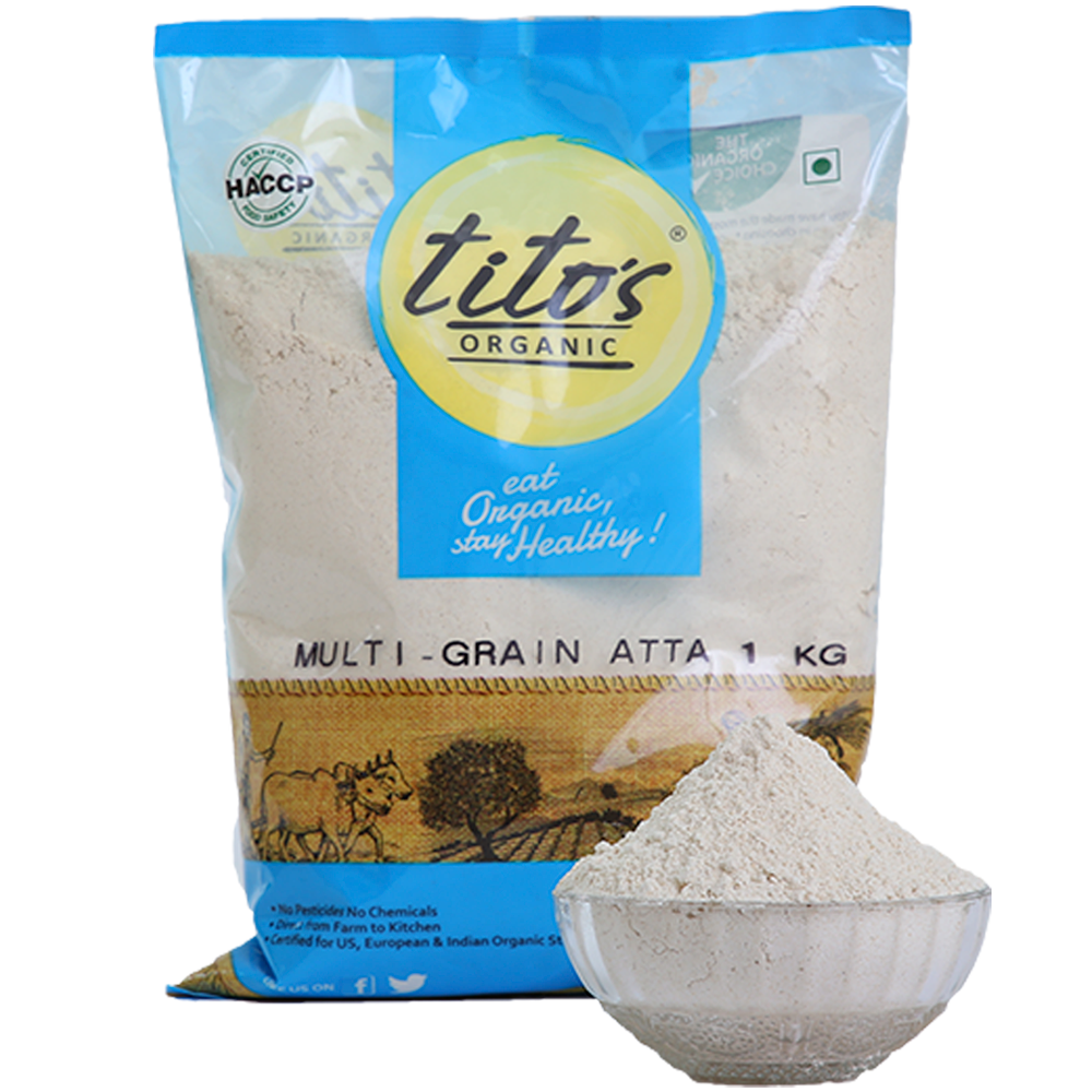 Tito's Organic Multigrain Atta - 1kgs