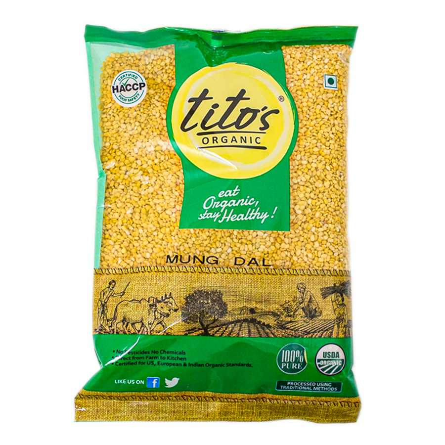 Tito's Organic Mung Dal - 500 gms