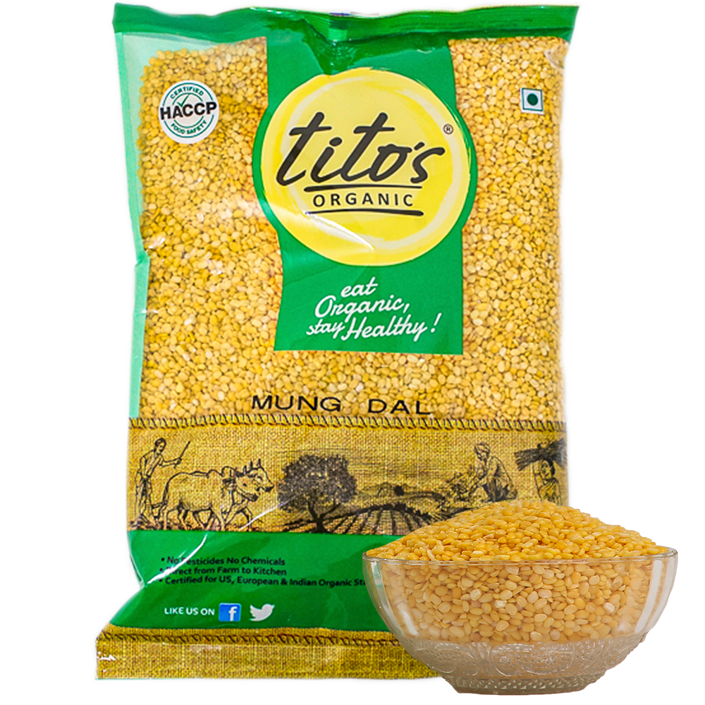 Tito's Organic Mung Dal - 500 gms