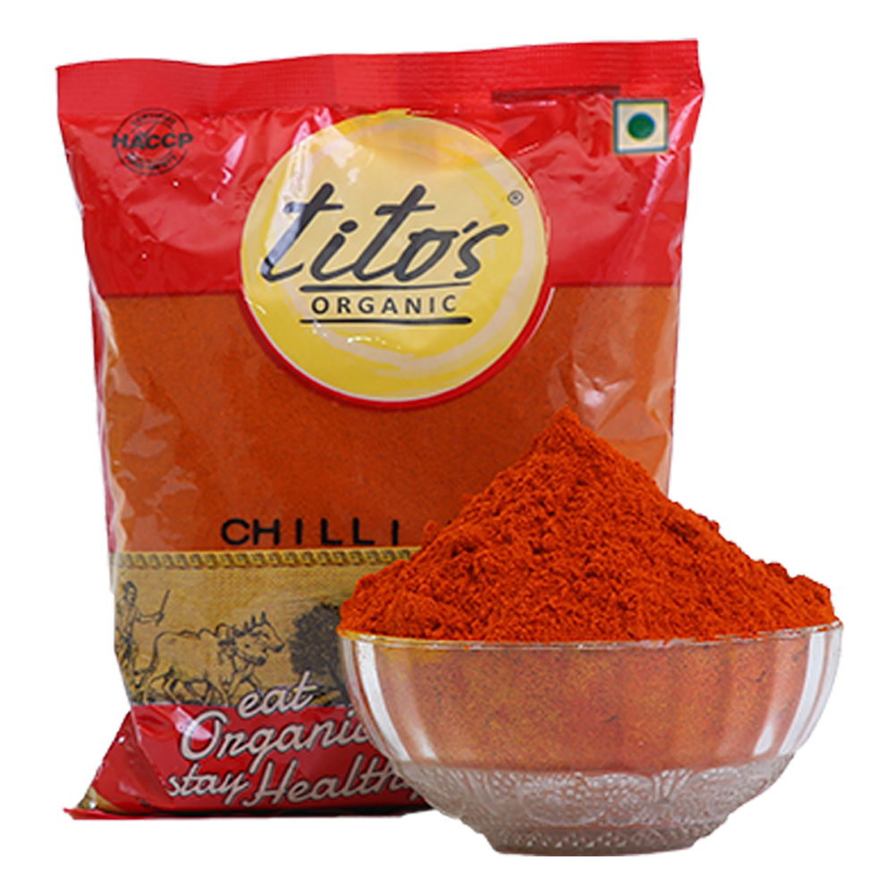 Tito's Organic Red Chilli Powder - 250g