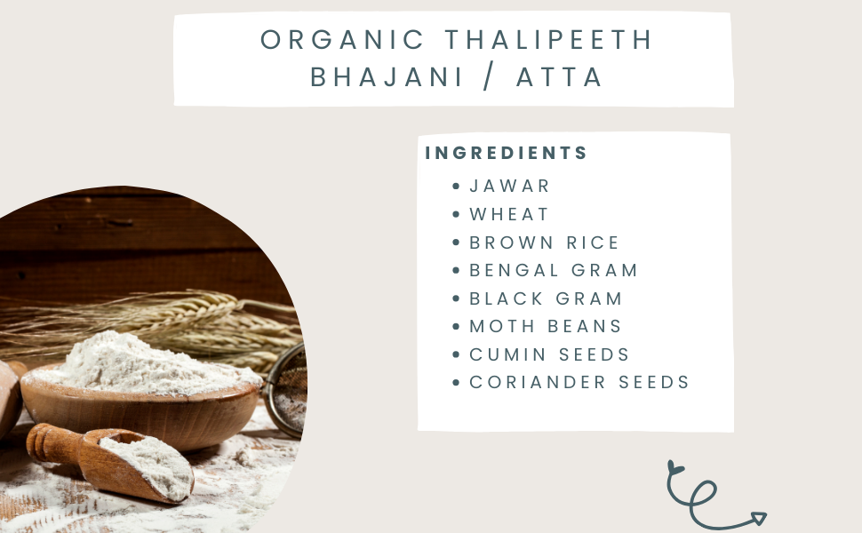 Tito's Organic Thalipeeth Bhajni - 250g