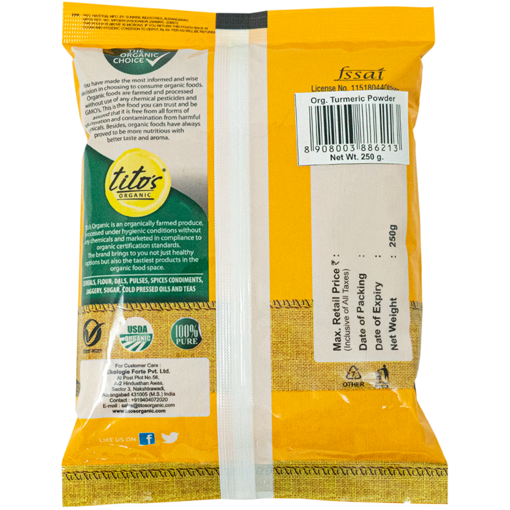 Milawat Free Turmeric Powder - 250g