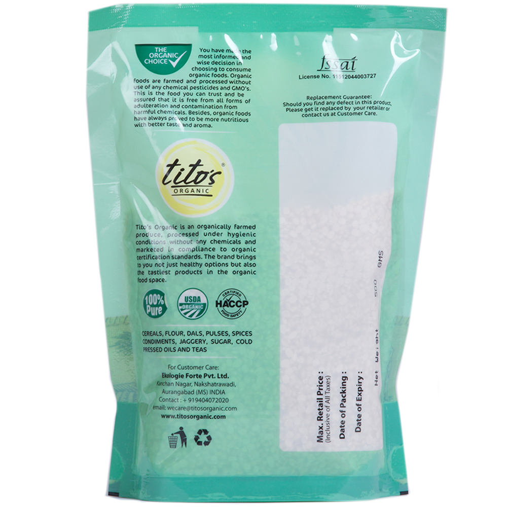 Tito's Organic Udith Dal - 500g