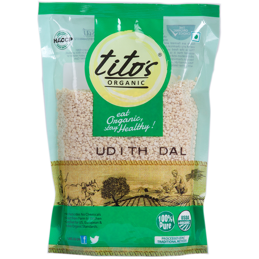 Tito's Organic Udith Dal - 500g