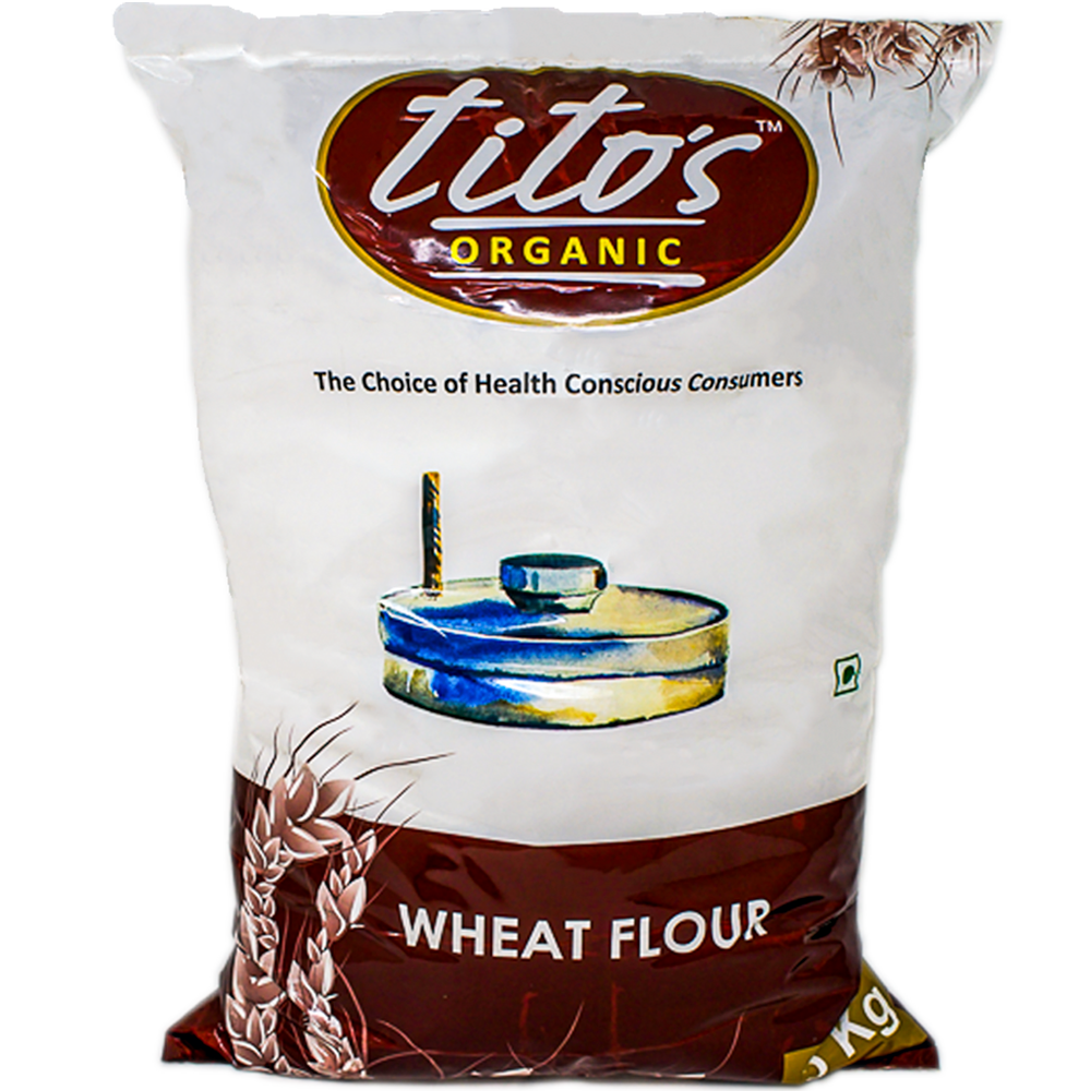 Tito's Organic Whole Wheat Flour - 5kgs