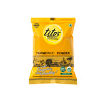 Tito’s Organic Turmeric Powder 250 g yellow pack of organic haldi powder for everyday Indian cooking.