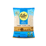 Tito’s Organic Whole Wheat Flour 1 kg front pack available from Milawat Free.
