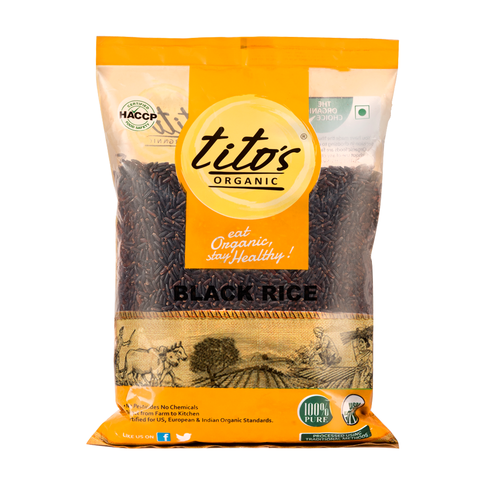 Tito's Organic Black Rice - 1kgs