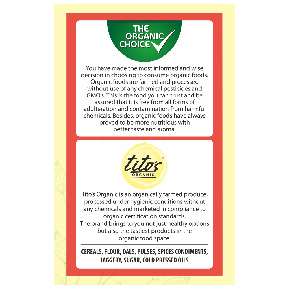 Tito’s Organic White Poha – 750 g