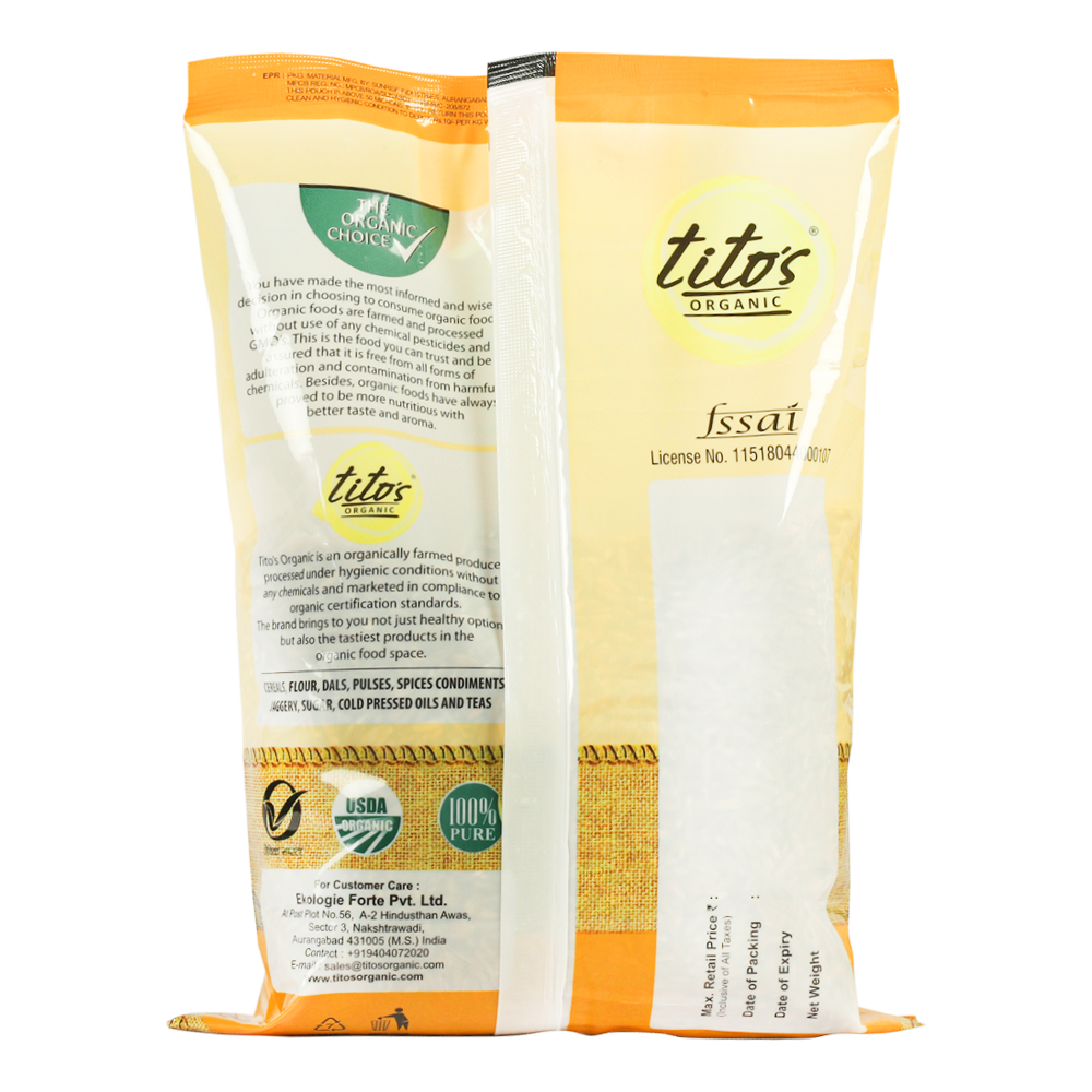 Tito's Organic Black Rice - 1kgs
