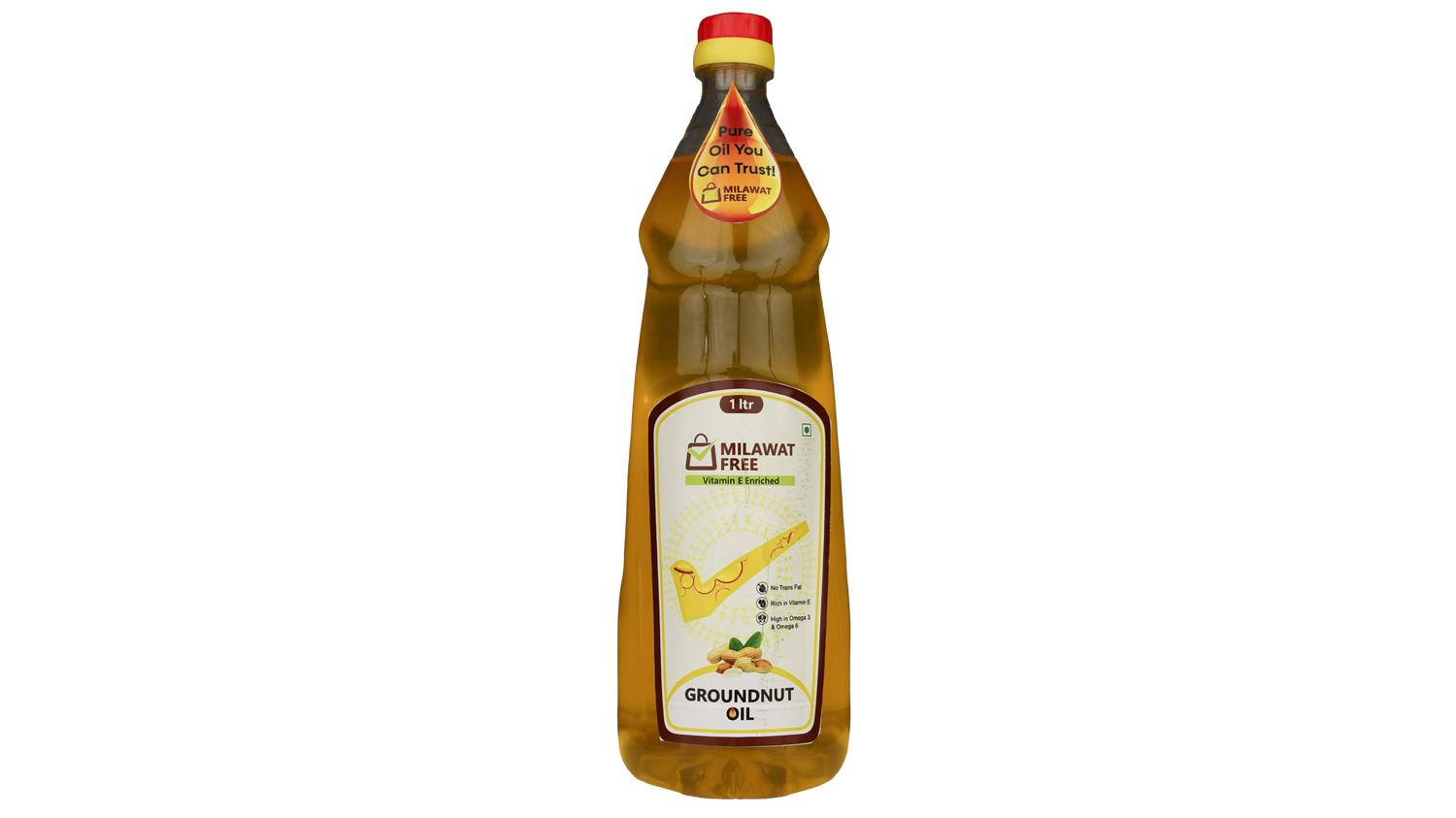 Milawat Free Groundnut Oil - 1000 ML
