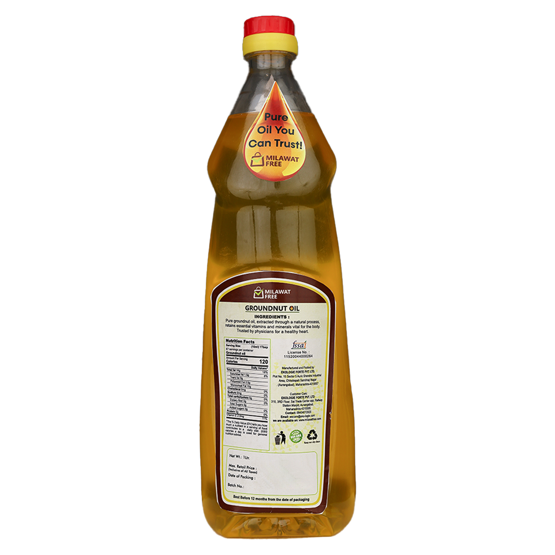 Milawat Free Groundnut Oil - 1000 ML