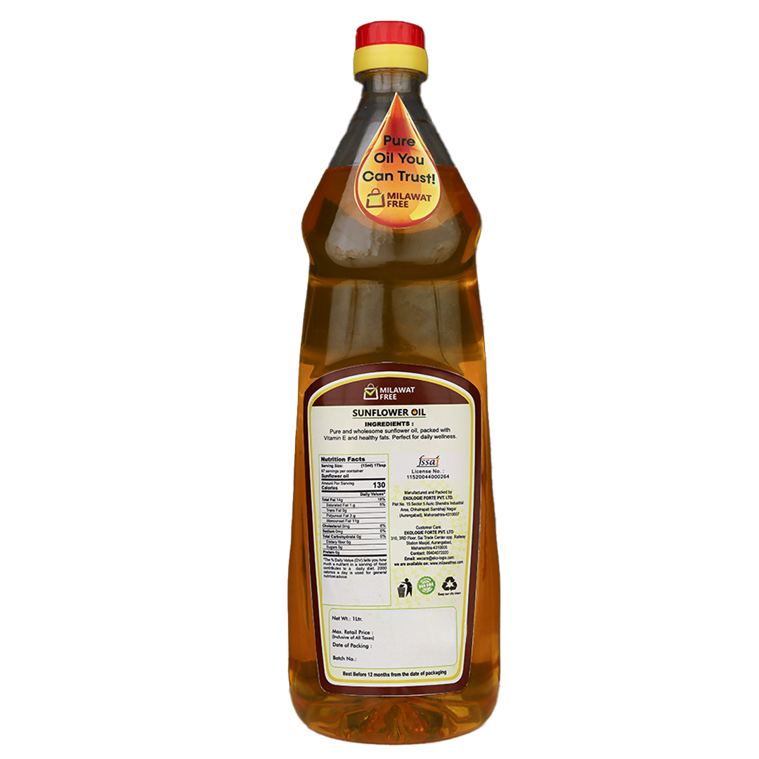 Milawat Free Sunflower Oil - 1000 ML