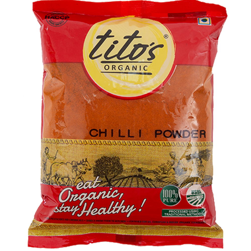 Tito's Organic Red Chilli Powder - 250g