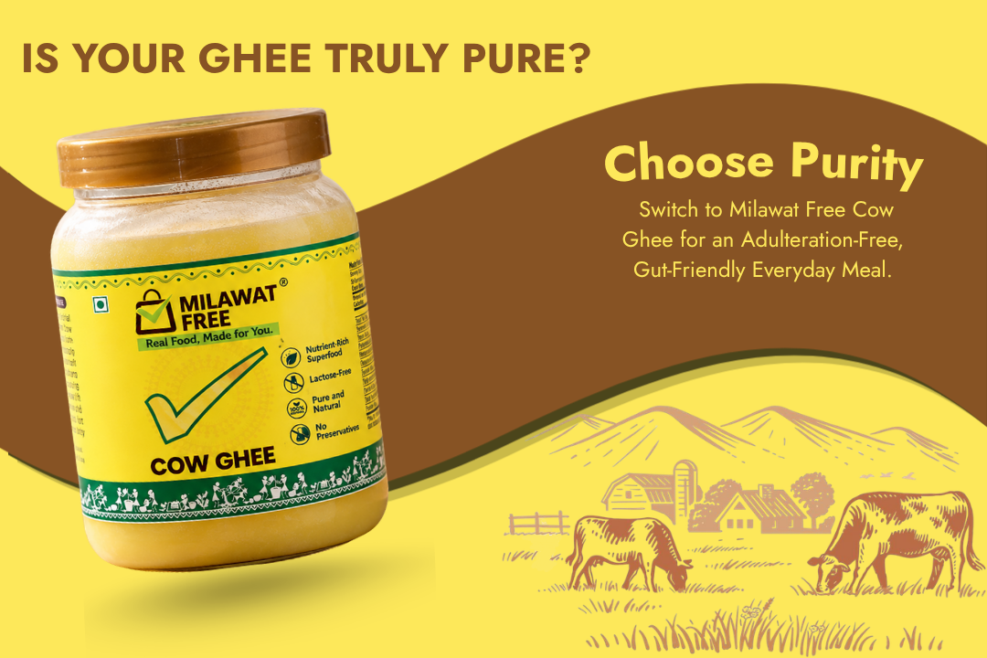 Milawat Free Cow Ghee Purity and Adulteration-Free Choice