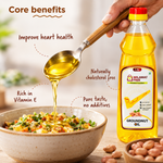Milawat Free Groundnut Oil with vitamin E and everyday cooking benefits