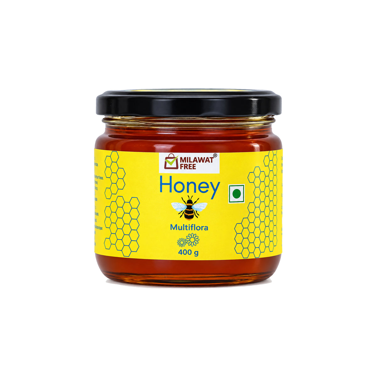 Milawat Free Multiflora Honey 400g front view