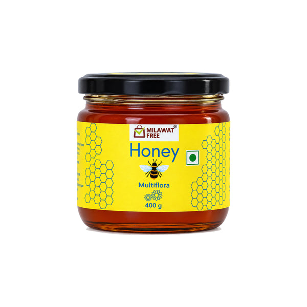 Milawat Free Multiflora Honey 400g front view
