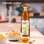 Milawat Free Mustard Oil 1 Litre, cold-pressed and single-filtered cooking oil