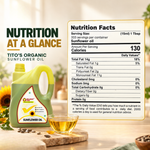 Milawat Free Sunflower Oil 5 Litre nutrition facts and nutritional information