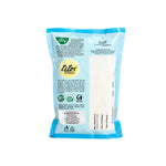 Back of Tito’s Organic Besan 500 g packaging showing organic certification and product information.