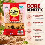 Tito’s Organic Kabuli Channa highlighting plant-based protein, dietary fibre and everyday cooking versatility