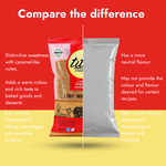 Comparison of Tito’s Organic Light Brown Sugar with other brown sugar products, highlighting flavour, colour, and cooking applications