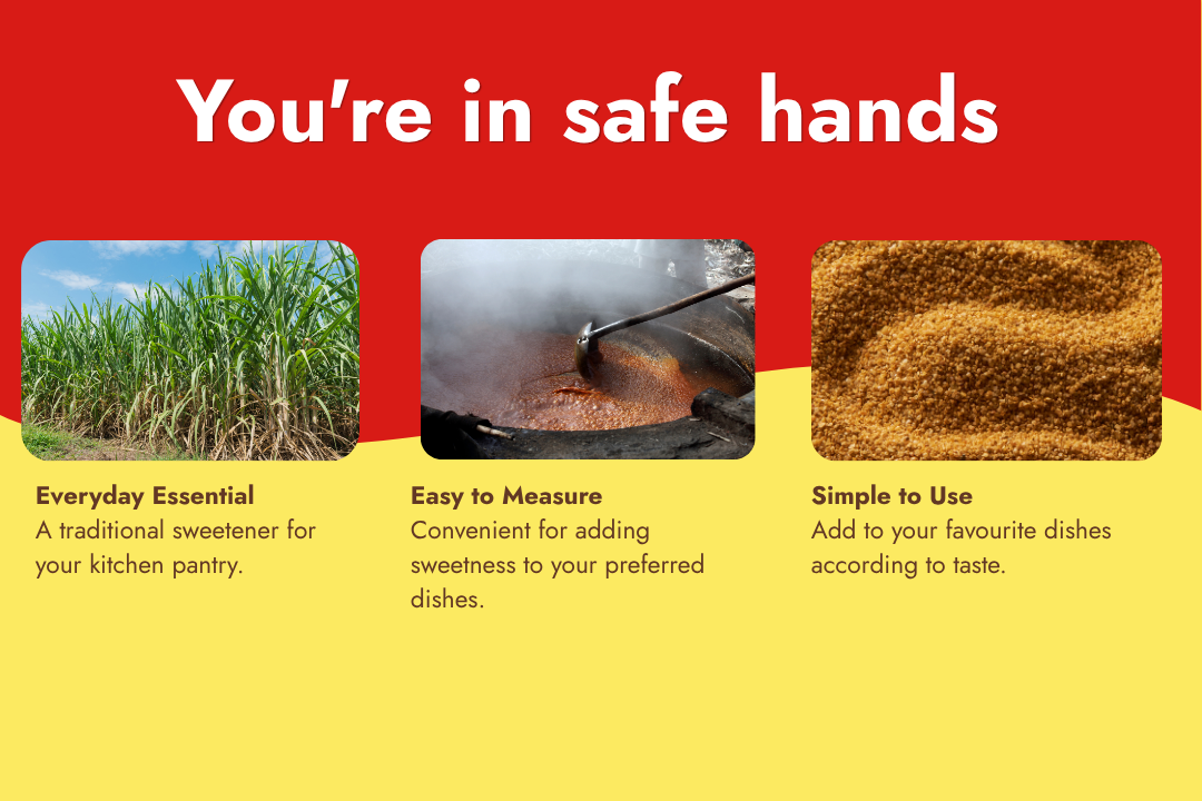 Light brown sugar production and processing visuals highlighting its everyday use as a sweetener