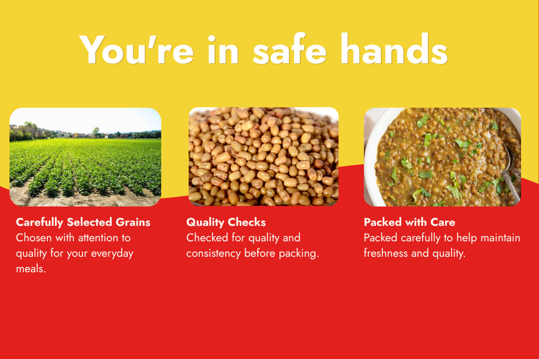 Tito’s Organic Matki showcasing selected pulses, quality checks and careful packing