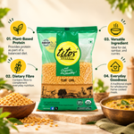 Milawat Free Tito’s Organic Tur Dal featuring plant-based protein, dietary fibre and versatile uses in dal, sambar and curries