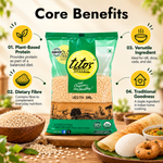 Tito’s Organic Udith Dal showcasing plant-based protein, dietary fibre, versatile cooking uses and traditional goodness